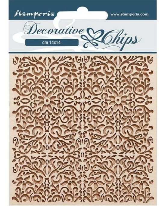 ������� �� ����� ������ Stamperia - �������� ����� - 14 x 14 cm �� ���������� Vintage Library - 