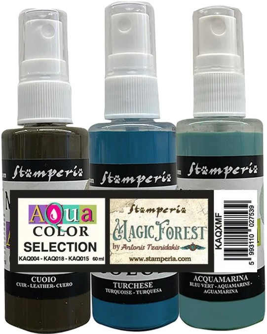    Stamperia -   - 3  x 60 ml   Magic Forest - 