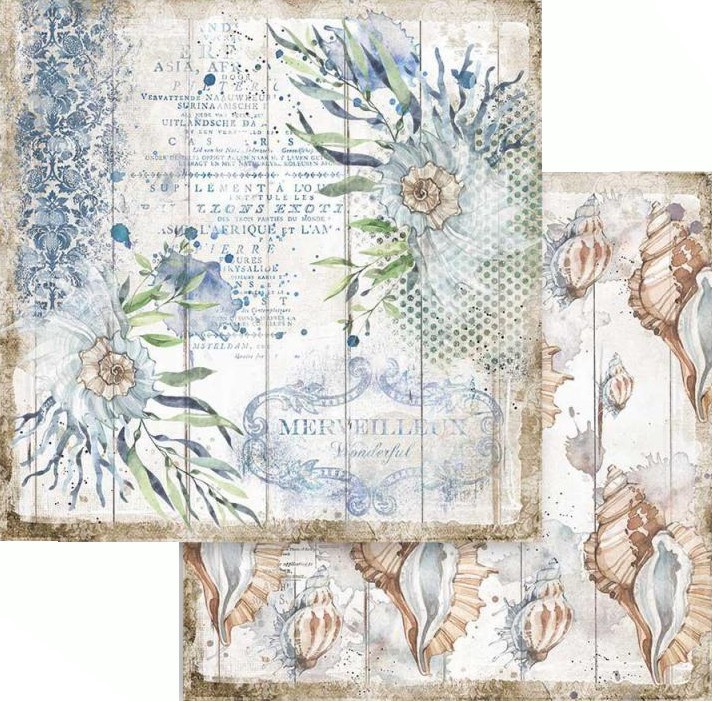    Stamperia -   - 30.5 x 30.5 cm   Sea Dreams - 