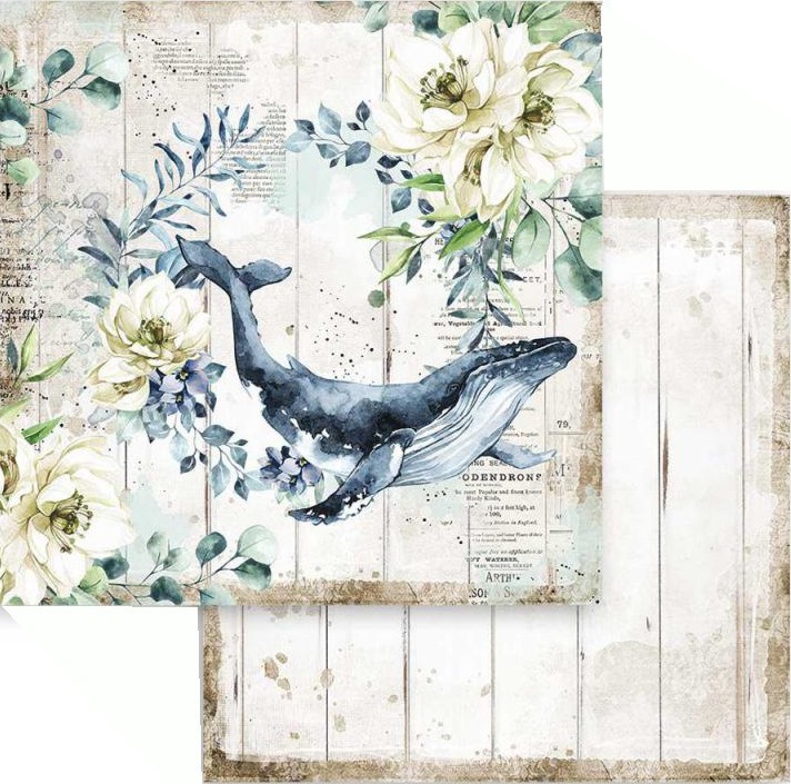������ �� ����������� Stamperia - ��� - 30.5 x 30.5 cm �� ���������� Sea Dreams - 