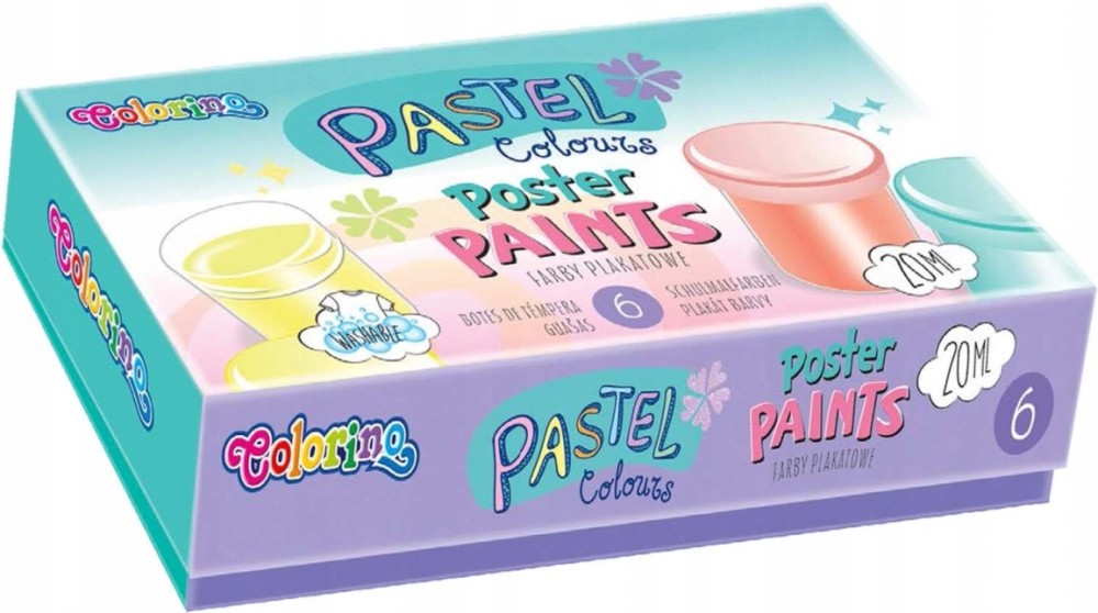 �������� ��� Colorino Kids - 6 �������� ����� x 20 ml �� ������� Pastel - 