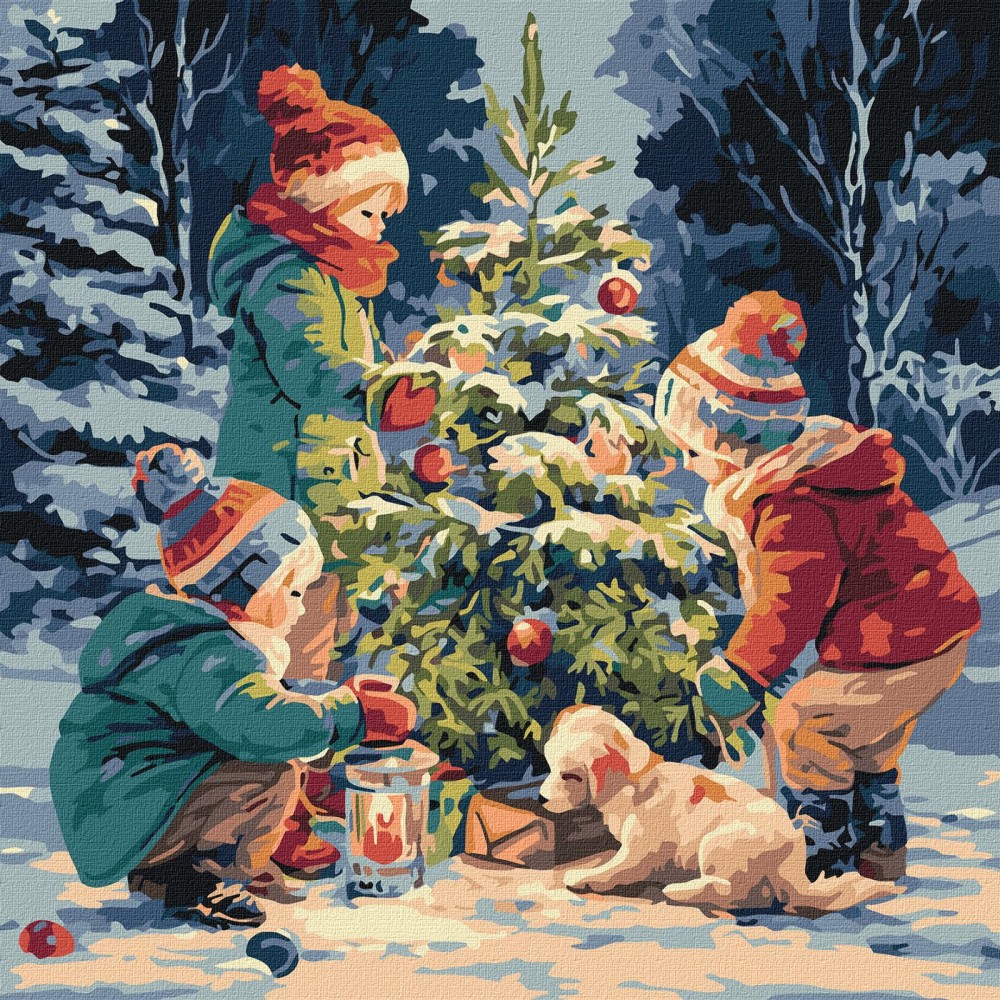 �������� �� ������ Ideyka - ������� ����� �� ������������� - 40 x 40 cm - 