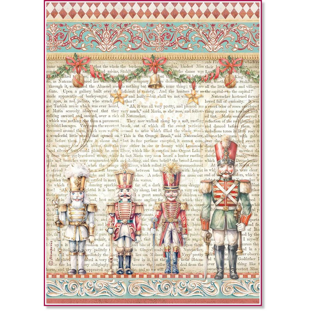 ��������� ������ Stamperia - ������ ������� - A4 �� ���������� The Nutcracker - 