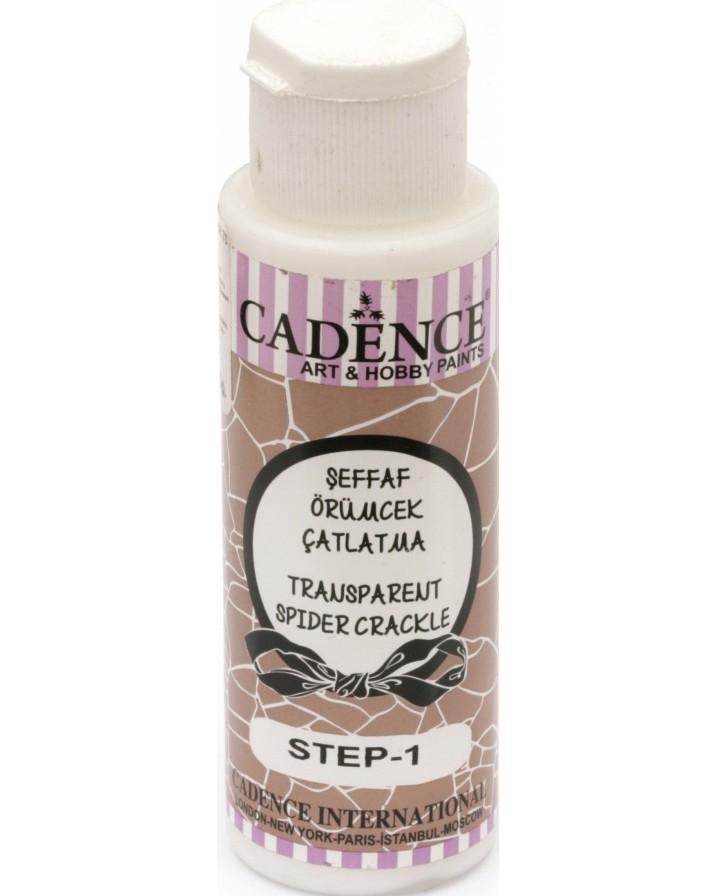 �������� ������ � ����� �� ������� CADENCE Spider: Step 1 - 70 ml - 
