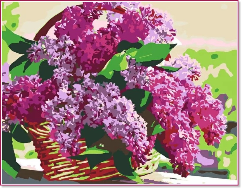 �������� �� ������ Rosa - ����� � ������� - 45 x 35 cm - 