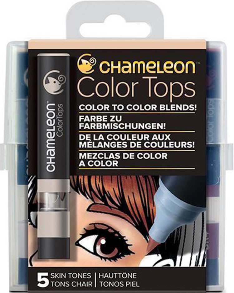Смесители Chameleon Color Tops Skin Tones Смесители Chameleon Color Tops Skin Tones - 5 цвята -