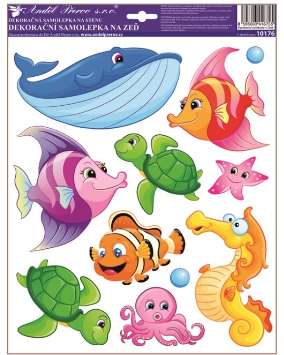Стикери за стена Andel Prerov Sea Creatures Стикери за стена Andel Prerov Sea Creatures -