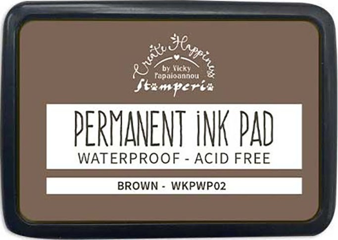 Тампон с пигментно мастило Stamperia Permanent Ink Pad Тампон с пигментно мастило Stamperia Permanent Ink Pad - От колекцията Create Happiness -