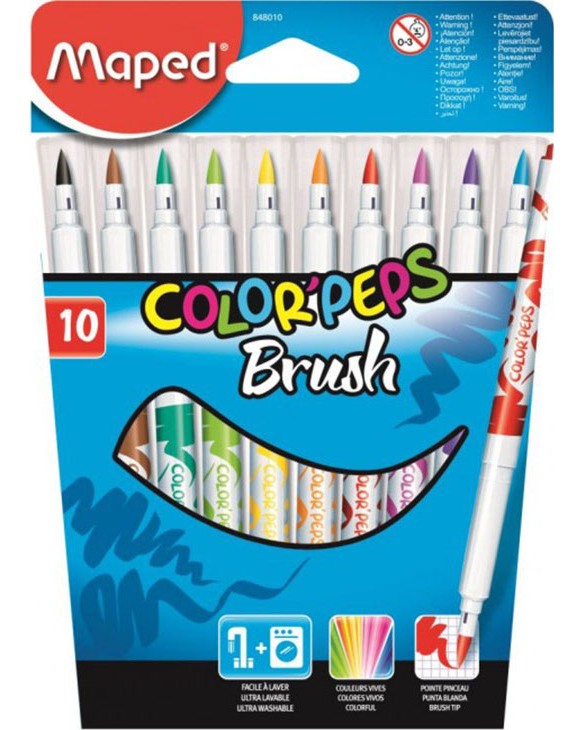  Maped Brush - 10    Color' Peps - 