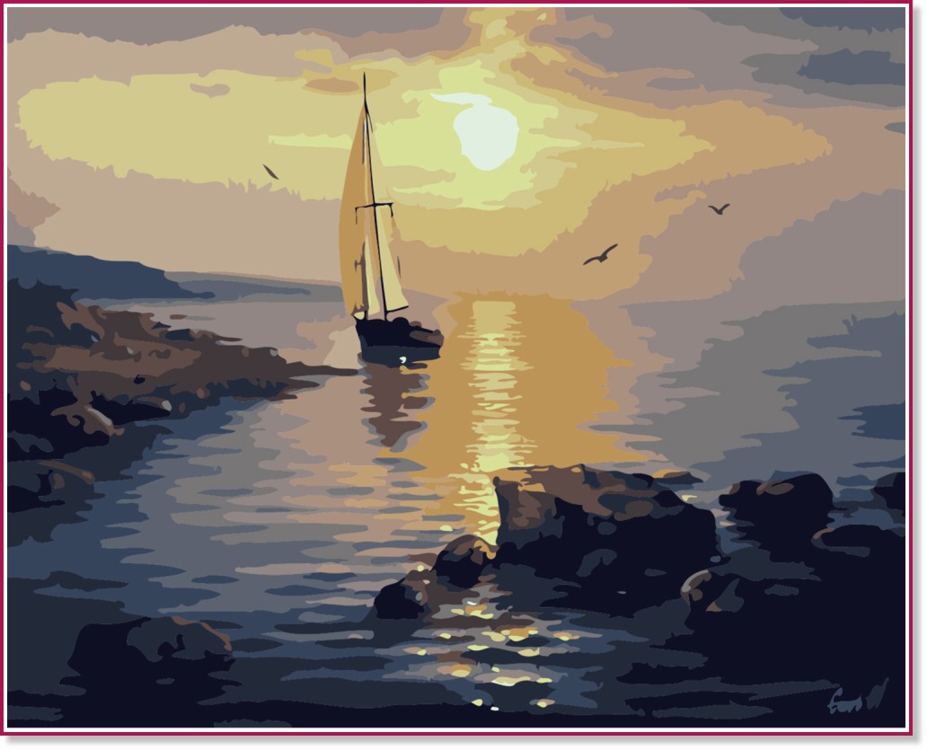 �������� �� ������ Newart - ����� � ������ - 50 x 40 cm - 