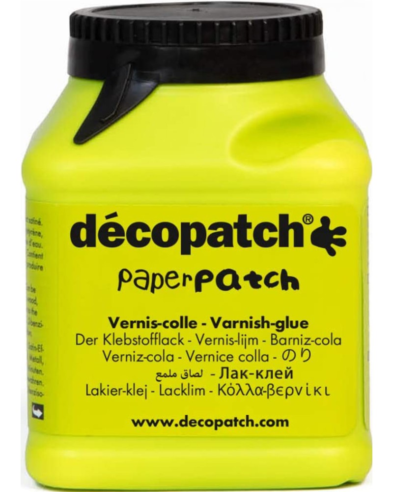 Лепило и лак за декупаж с матов ефект Decopatch Paperpatch Лепило и лак за декупаж с матов ефект Decopatch Paperpatch - 180 ml -