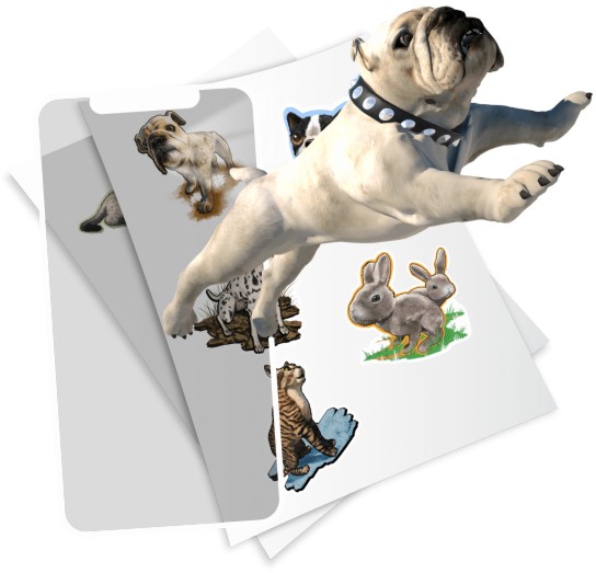 Стикери HoloToyz Pet Party Стикери HoloToyz Pet Party - 10 броя с добавена реалност -