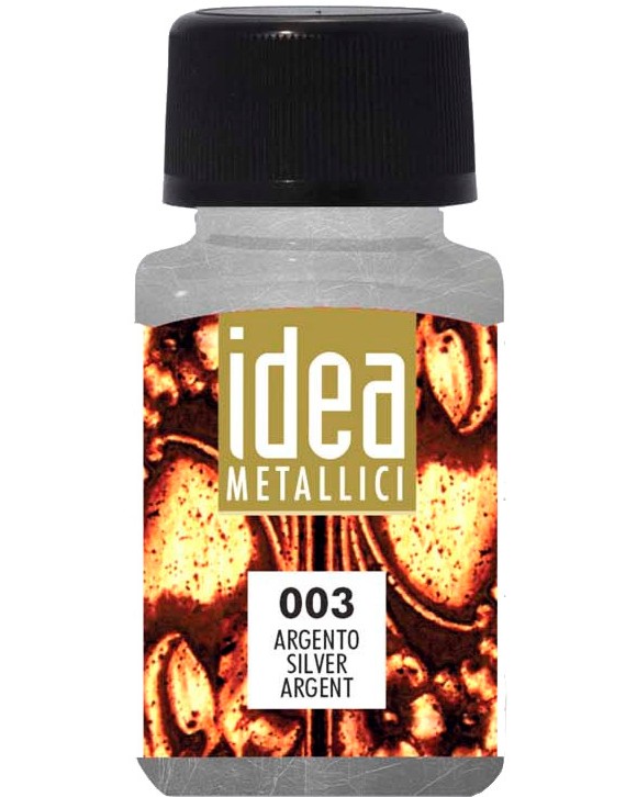 Боя с металически ефект Maimeri Metallici Боя с металически ефект Maimeri Metallici - 60 ml от серията Idea -