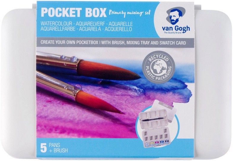 Акварелни бои Royal Talens Primary Colors Акварелни бои Royal Talens Primary Colors - 5 цвята от серията Van Gogh - боя