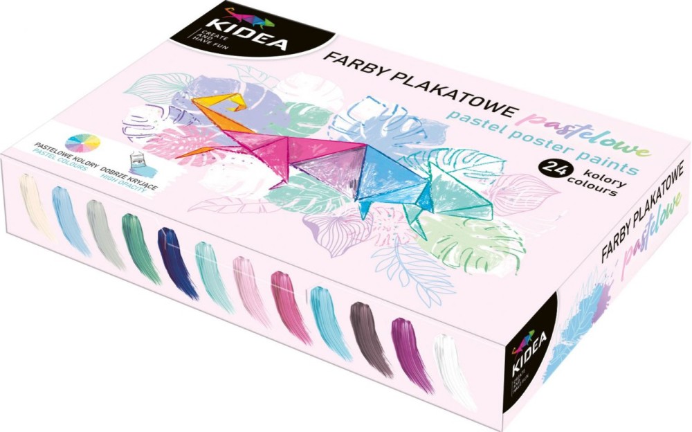��� �� ������� Kidea Pastel - 24 ����� x 10 ml - 