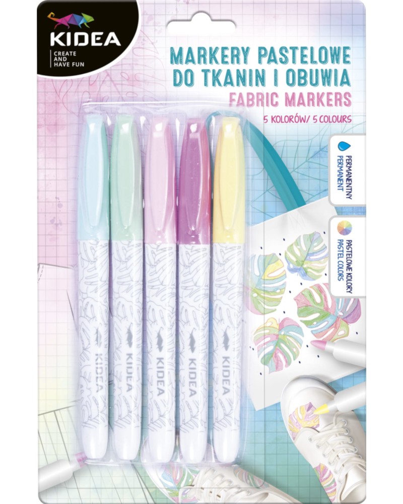 ������� �� ������� Kidea Pastel - 5 ����� - 