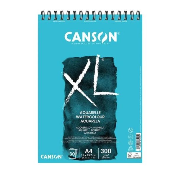      Canson Aquarelle - 30 , 300 g/m<sup>2</sup>   XL - 
