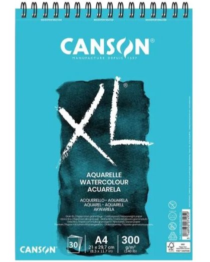 ������� �� ������� � ����� Canson Aquarelle - 30 �����, 300 g/m<sup>2</sup> �� ������� XL - �������