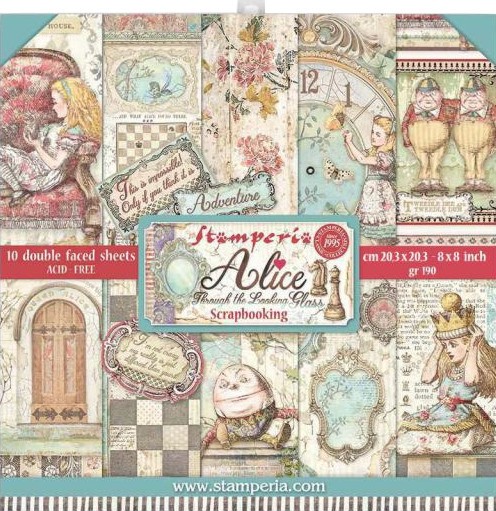 ������ �� ����������� Stamperia - ����� � ���������� ���� - 10 ����� �� ���������� Alice - 