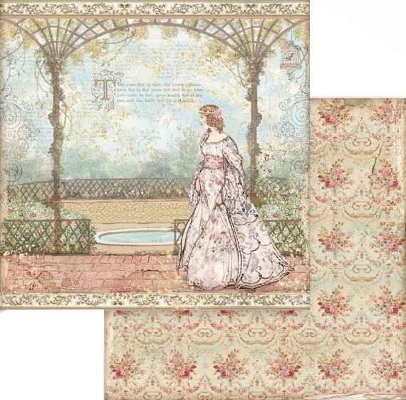    Stamperia -  - 30.5 x 30.5 cm   Sleeping Beauty - 