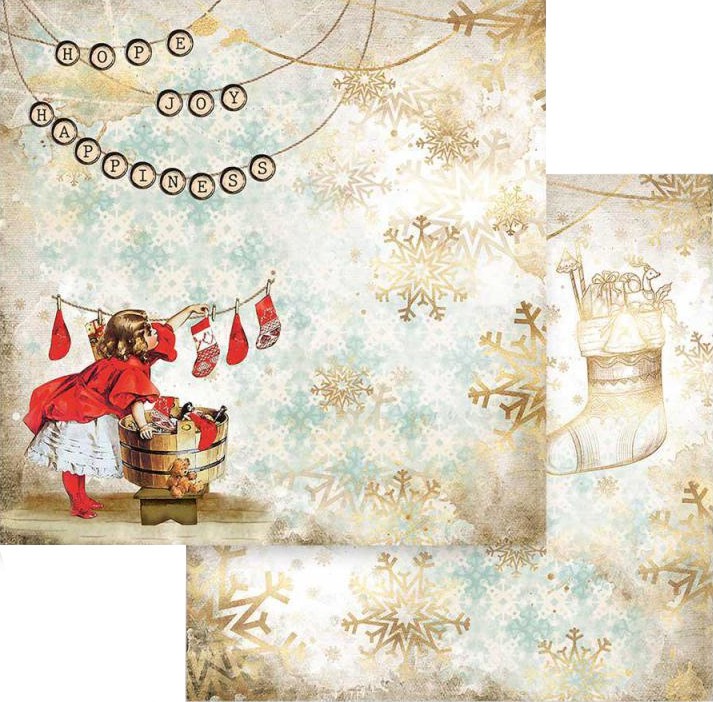 ������ �� ����������� Stamperia - ������� ������ - 31.5 x 30.5 cm �� ���������� Romantic Christmas - 