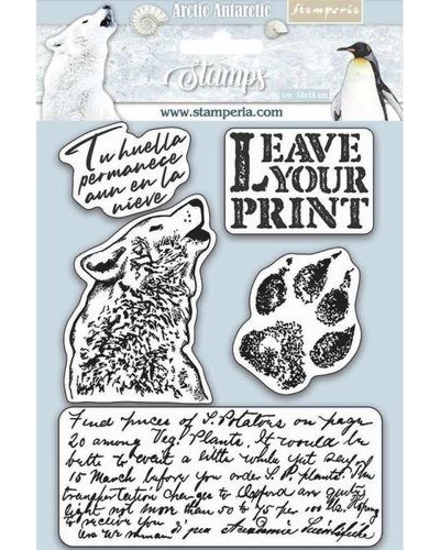   Stamperia Leave your print - 14 x 18 cm   Arctic Antarctic - 