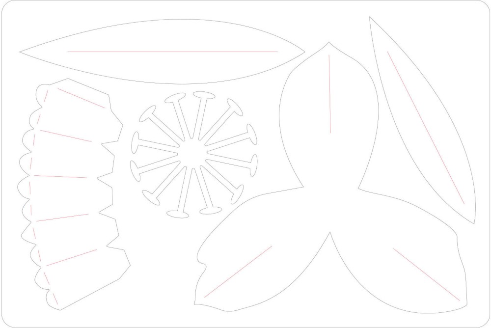 ����� �� ������ �� ��������� � ����� Sizzix - ������ - 5 ���� �� 5.7 �� 12.1 cm - 