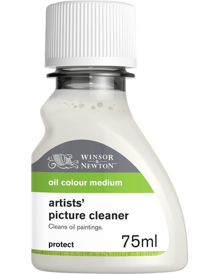 Почистваща течност за картини Winsor & Newton Почистваща течност за картини Winsor & Newton - 75 ml от серия Artists' -