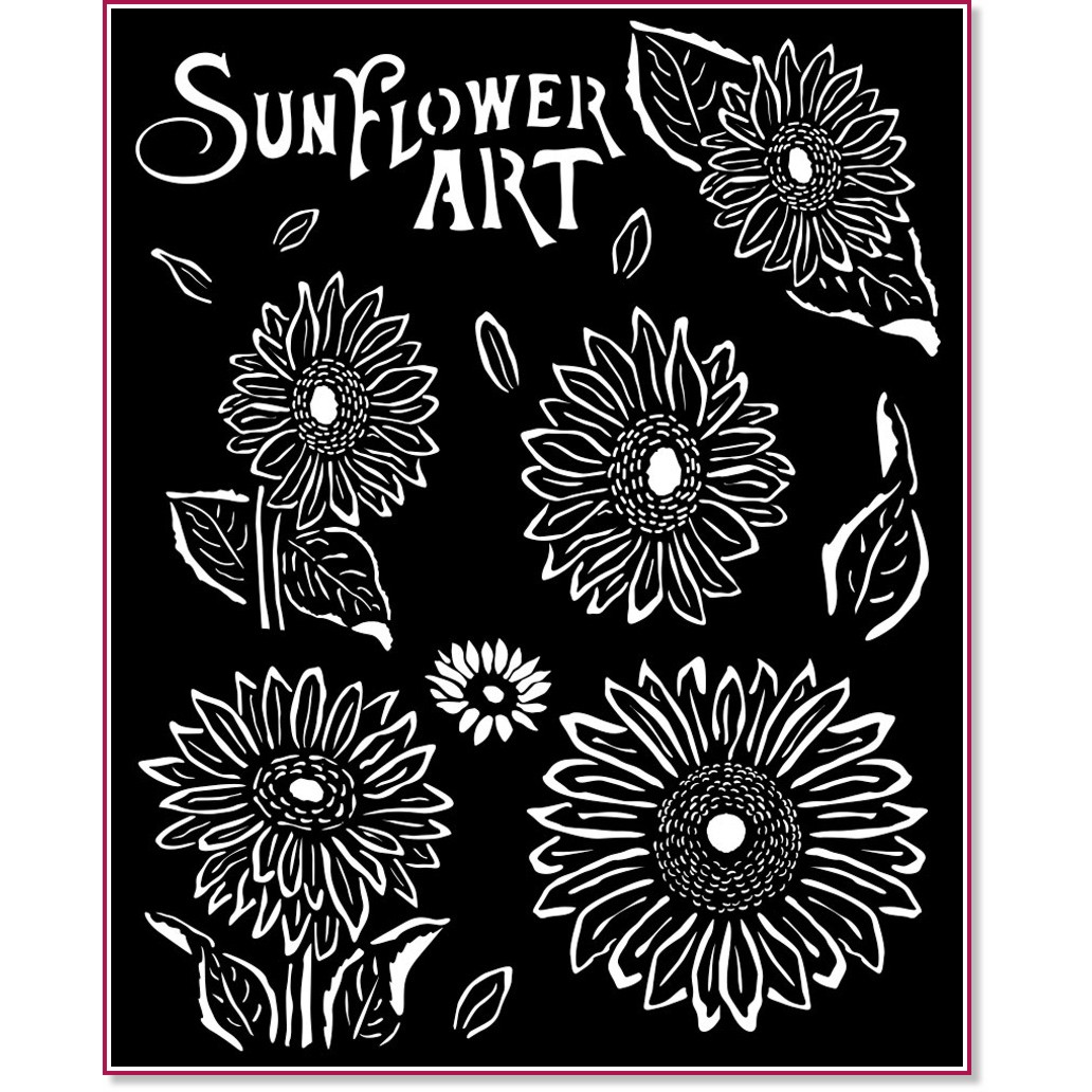  Stamperia -  - 20 x 25 cm   Sunflower Art - 