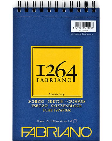    Fabriano 1264 Sketch - 90 g/m<sup>2</sup> - 