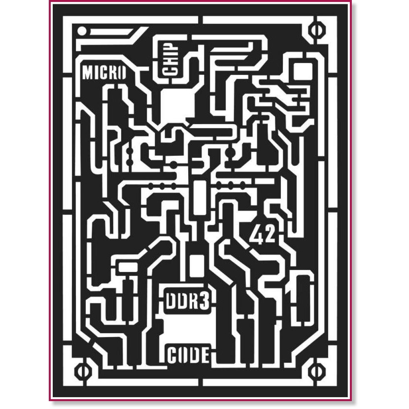 ������ Stamperia - �������� - 15 x 20 cm �� ������� Mechanical Fantasy - 