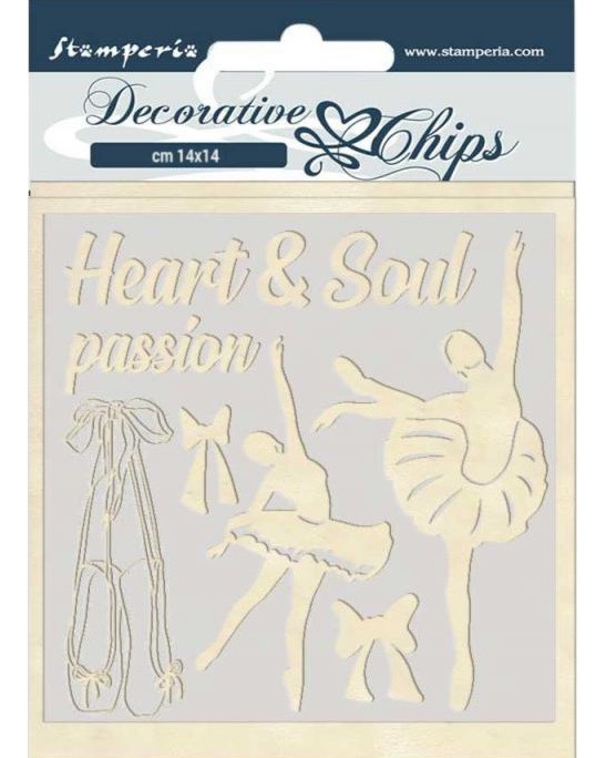 �������� �� ����� ������ Stamperia - 14 x 14 cm �� ������� Passion - 
