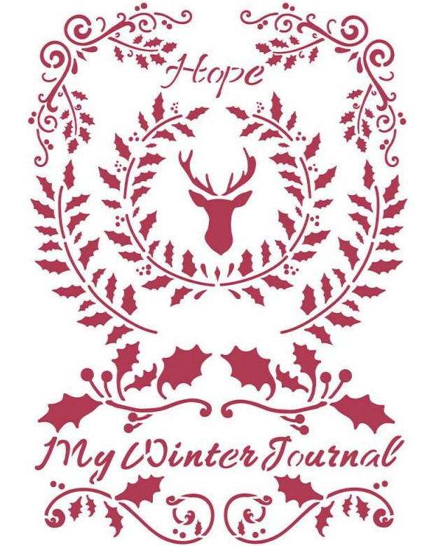  Stamperia My winter journal - 21 x 29.7 cm - 