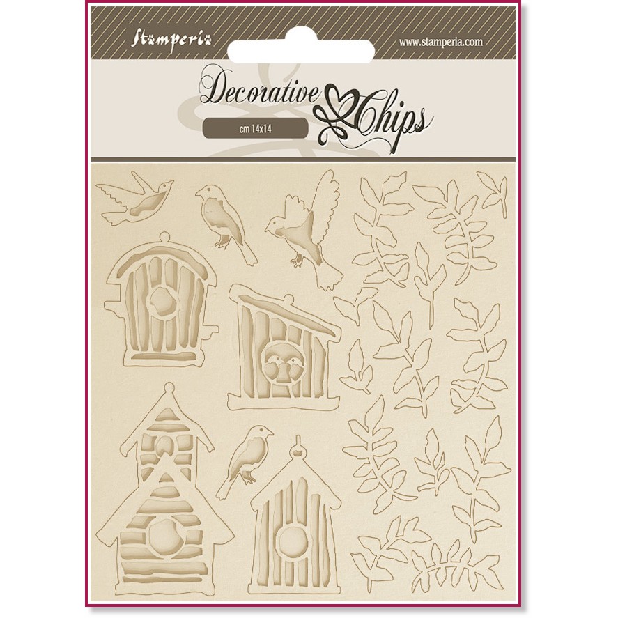 ������� �� ����� ������ Stamperia - ����� - 14 x 14 cm �� ���������� Garden - 