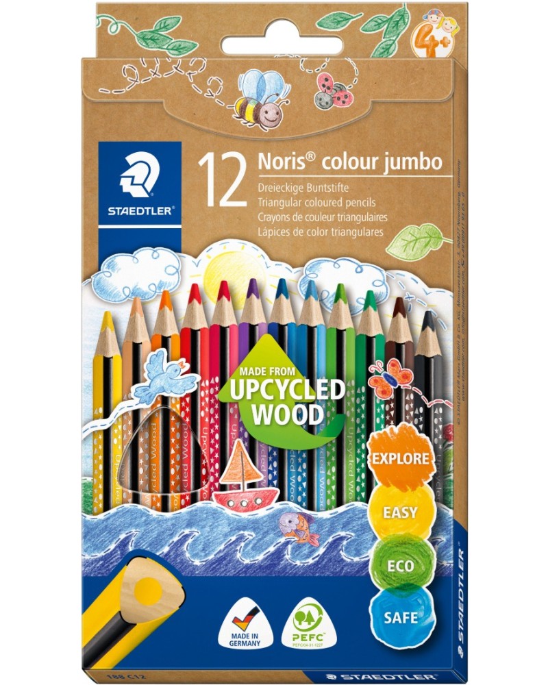   Staedtler Noris Jumbo - 12  - 