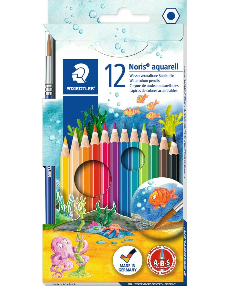 ��������� ������ Staedtler - 12 ��� 24 ����� � ����� - 