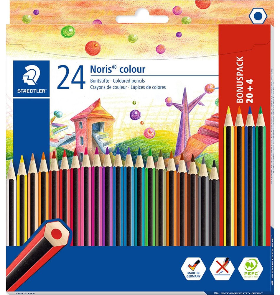 ������ ������ Staedtler Noris - 20 + 4 ����� - 