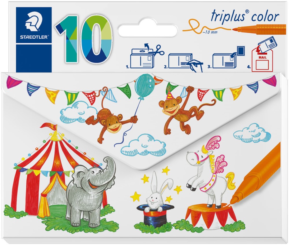 ���������� Staedtler Triplus Color 323 - 10 ��� 20 ����� - 