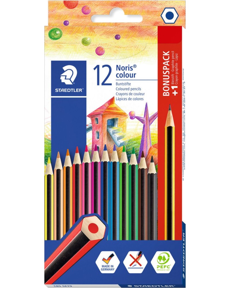 ������ ������ Staedtler - 12 ����� � �������� ����� 2HB - 