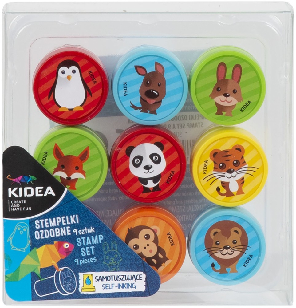 Печати Kidea - Животни Печати Kidea - Животни - 9 броя -