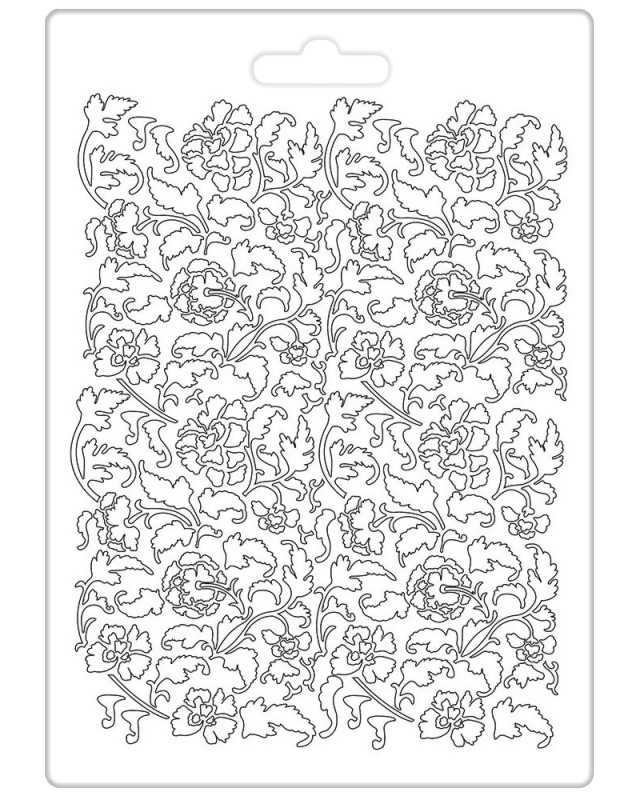 3D  Stamperia Flowers and Leaves - 15 x 21 cm - 