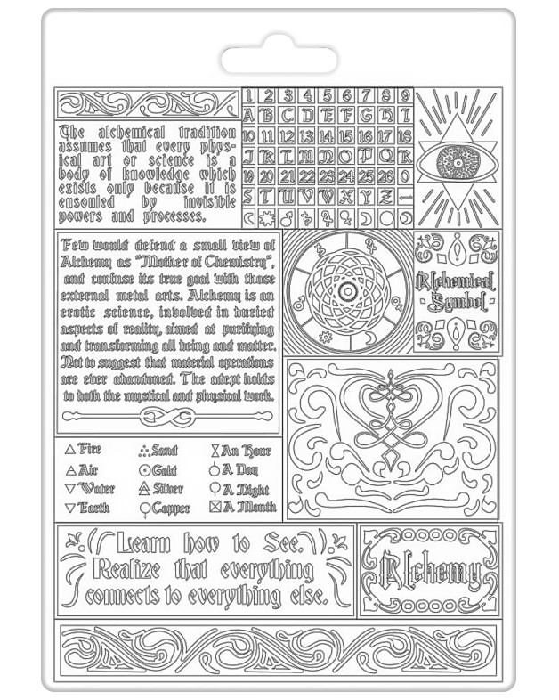 3D ����� Stamperia Alchemy tags - 15 x 21 cm �� ���������� Cosmos - 