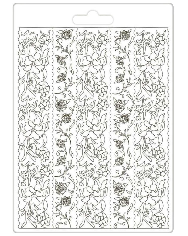 3D ����� Stamperia Borders - 15 x 21 cm �� ���������� Alice - 