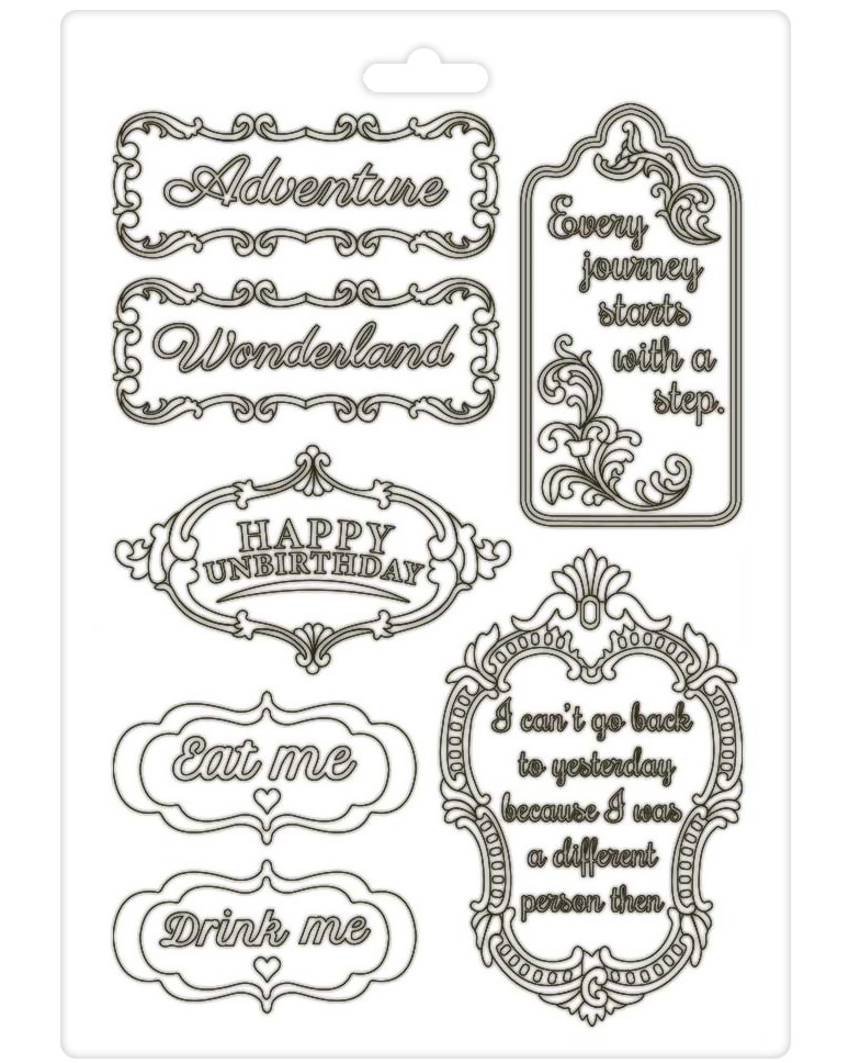 3D форма Stamperia Plates 3D форма Stamperia Plates - 15 x 21 cm от колекцията Alice -
