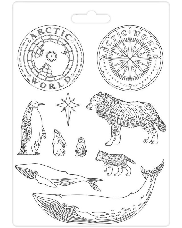 PVC  Stamperia Arctic World - 21 x 29.7 cm   Arctic Antarctic - 