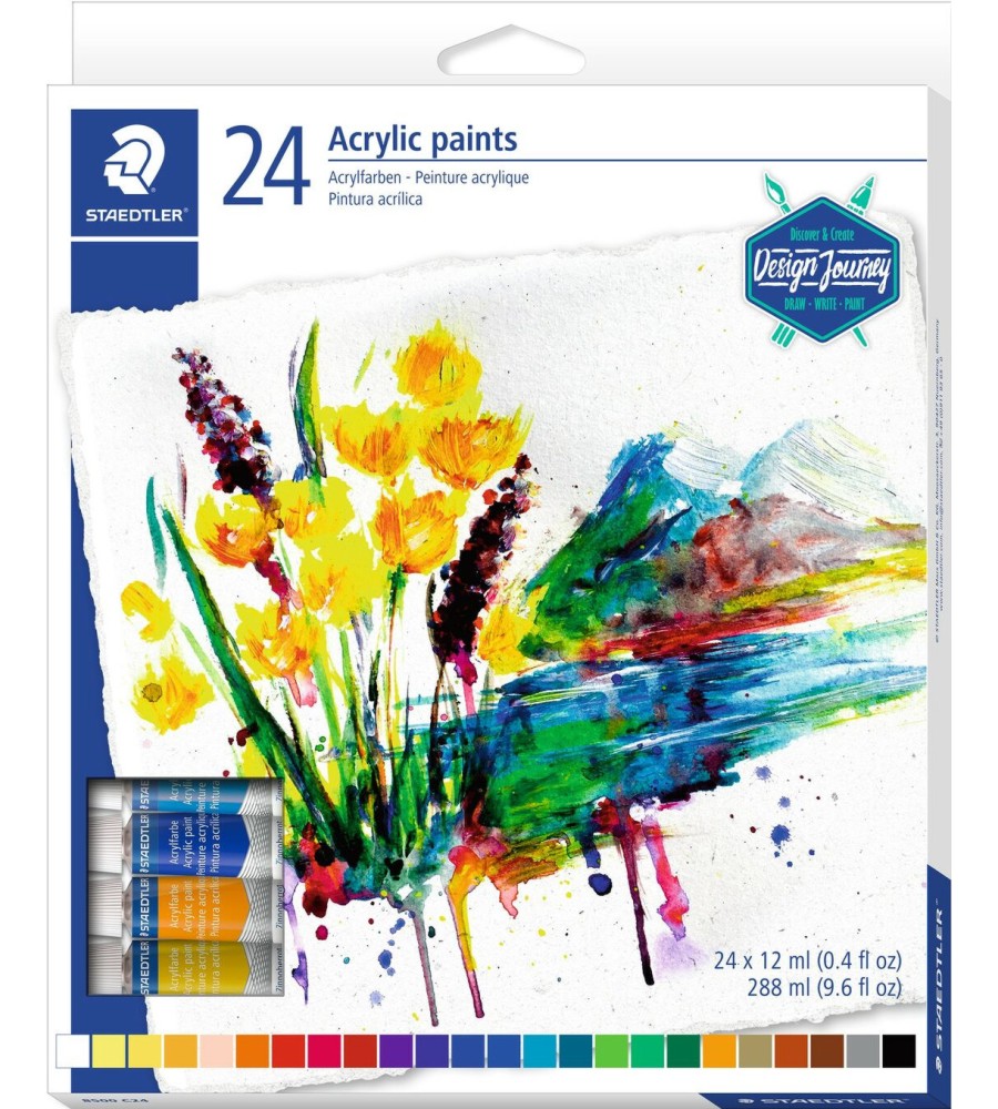 ������� ��� Staedtler - 24 ����� x 12 ml - 