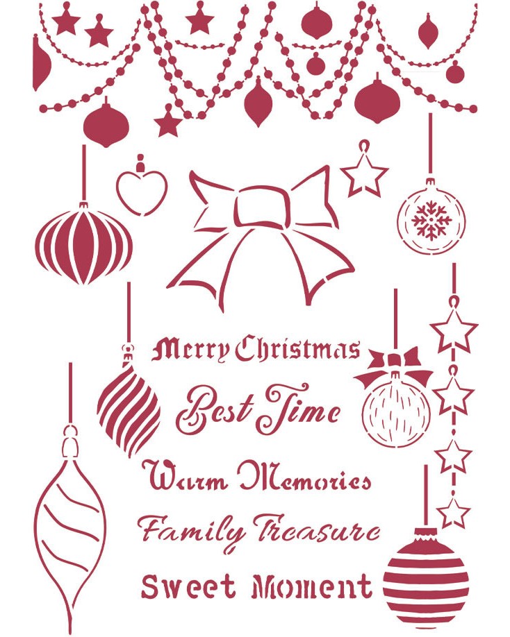 ������ Stamperia Merry Christmas - 21 x 29.7 cm - 