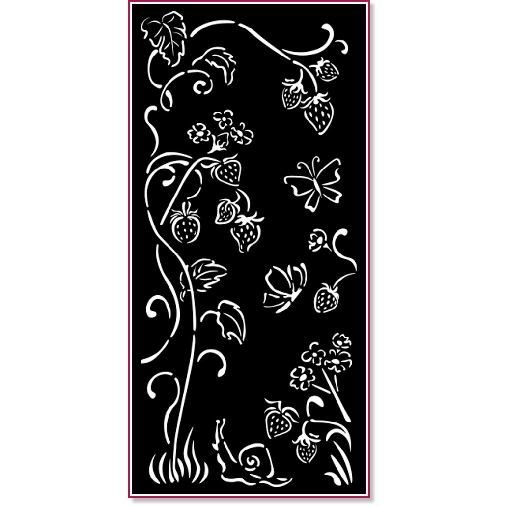 ������ Stamperia - ����� - 12 x 25 cm �� ���������� Hidden Grove - 