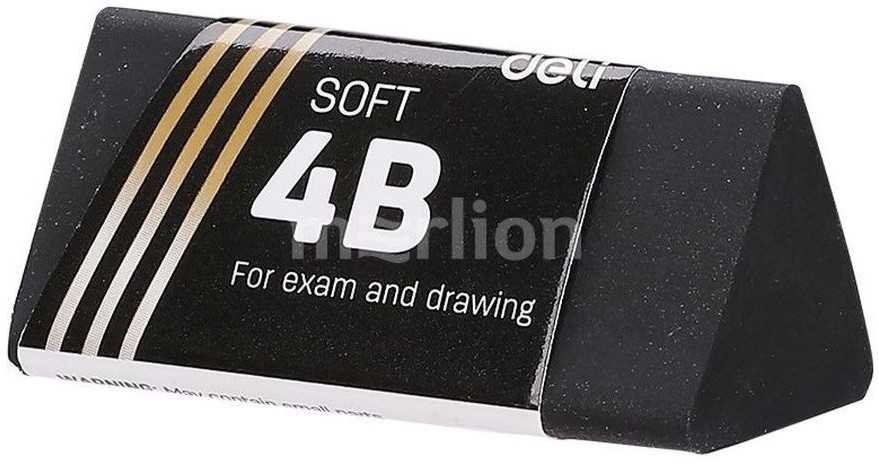 Гума за молив Deli Soft 4B Гума за молив Deli Soft 4B - От серията Scribe -