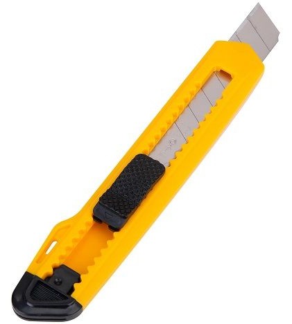 Макетен нож Deli Essential E2001 Макетен нож Deli Essential E2001 - С широчина на резеца 18 mm -